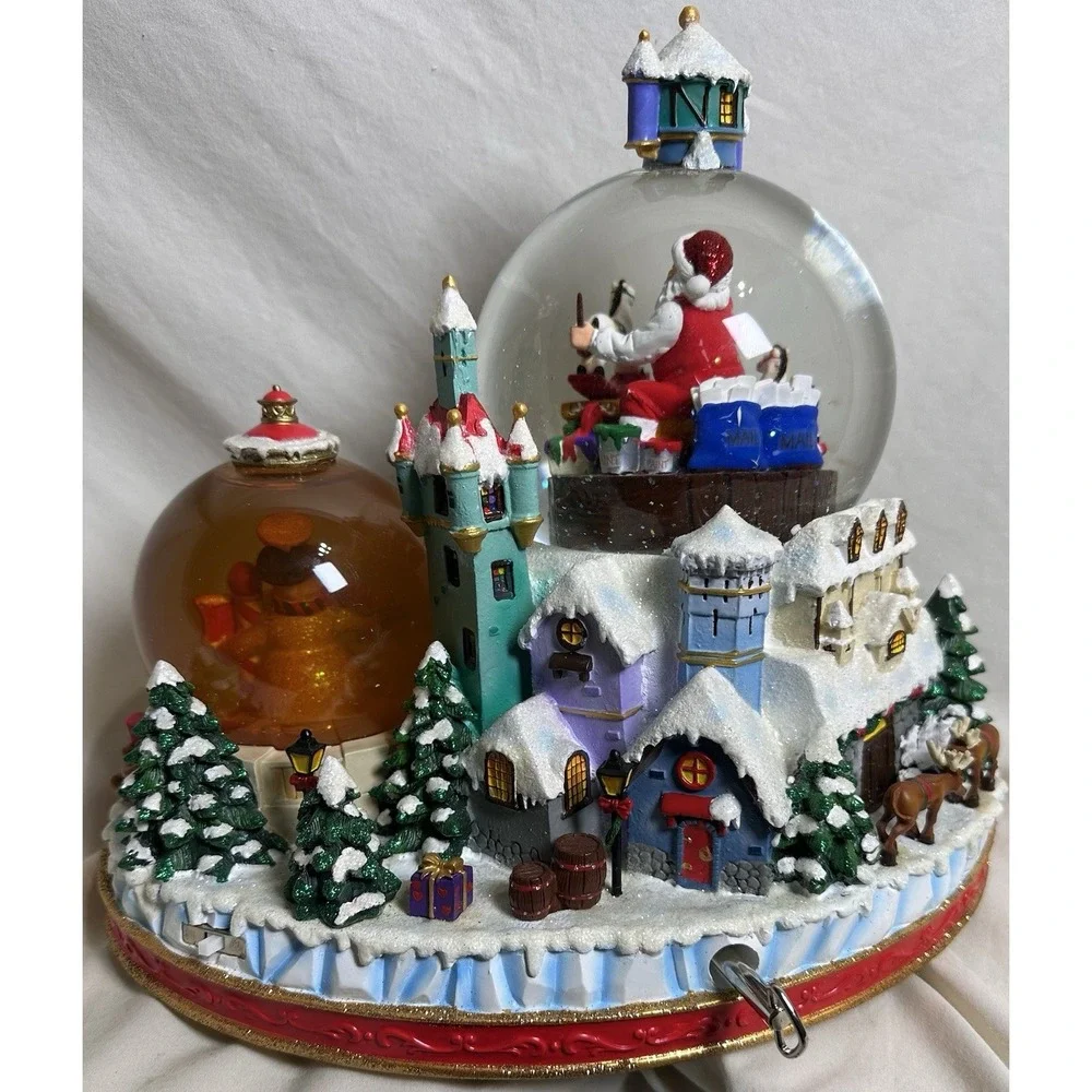 Christopher Radko North Pole‎ Workshop Snowglobe Musical Blowing Snow w Box